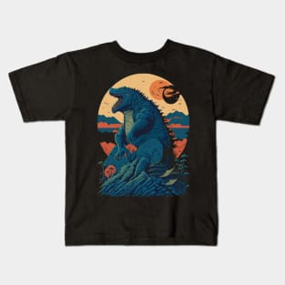 King of The monsters vector illustration design Kids T-Shirt